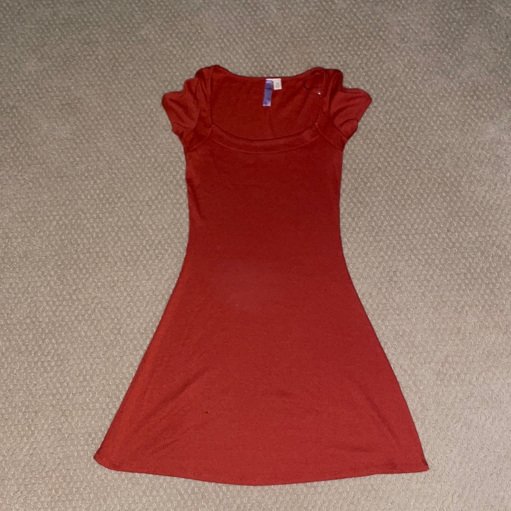 Tight fitting T-shirt dress